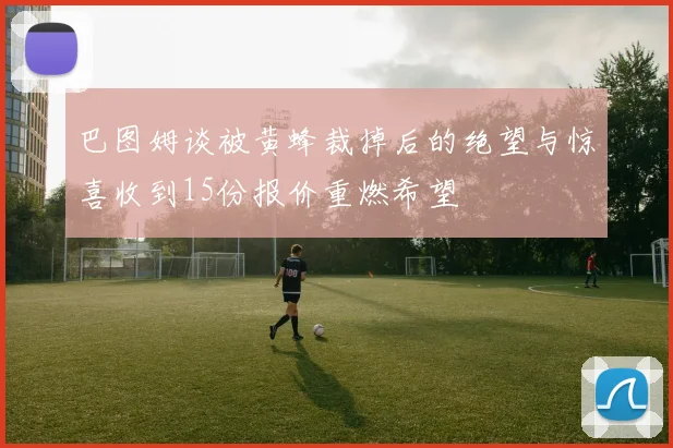 巴图姆谈被黄蜂裁掉后的绝望与惊喜收到15份报价重燃希望